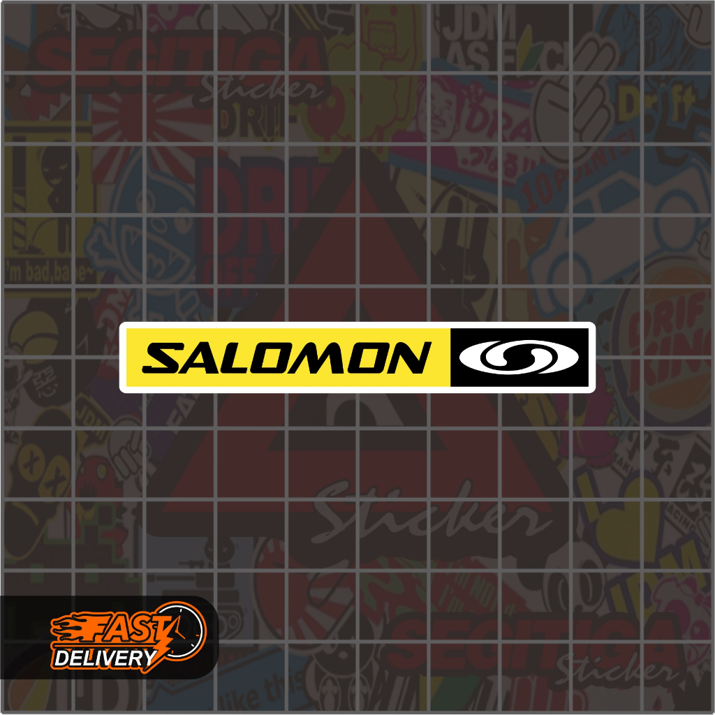 Jual Sticker Salomon Ukuran 10 x 1.5 Cm | Shopee Indonesia