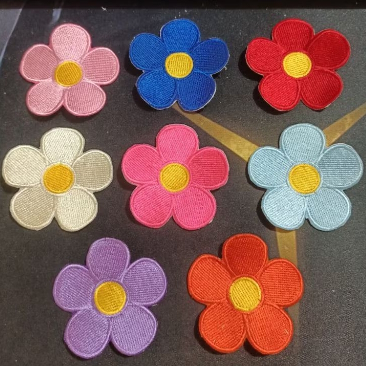 Jual Bunga Fullbordir terbaru iron patch Bross | Shopee Indonesia