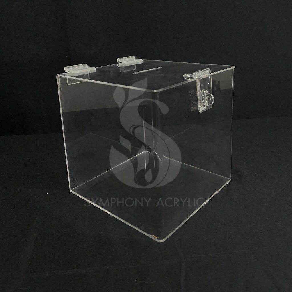 Jual KOTAK SARAN - UNDIAN UK 15 x 15 x 15 AKRILIK / BOX SERBAGUNA ...