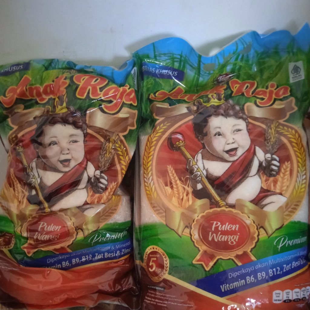 Jual Beras ANAK RAJA kemasan 5 Kg | Beras mengandung vitamin dan ...
