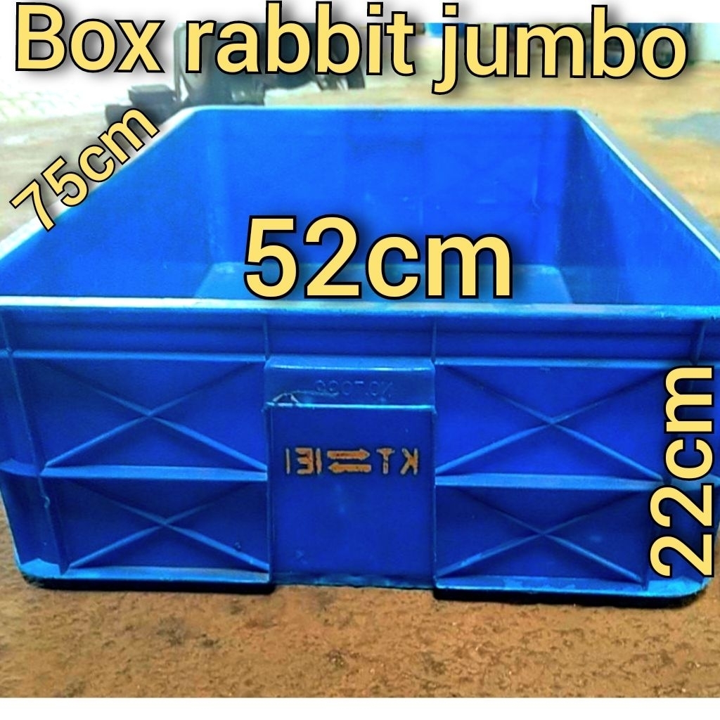 Jual box kontener rabbit .ukuran besar .jumbo.. p75xL52cm×T22cm bahan ...