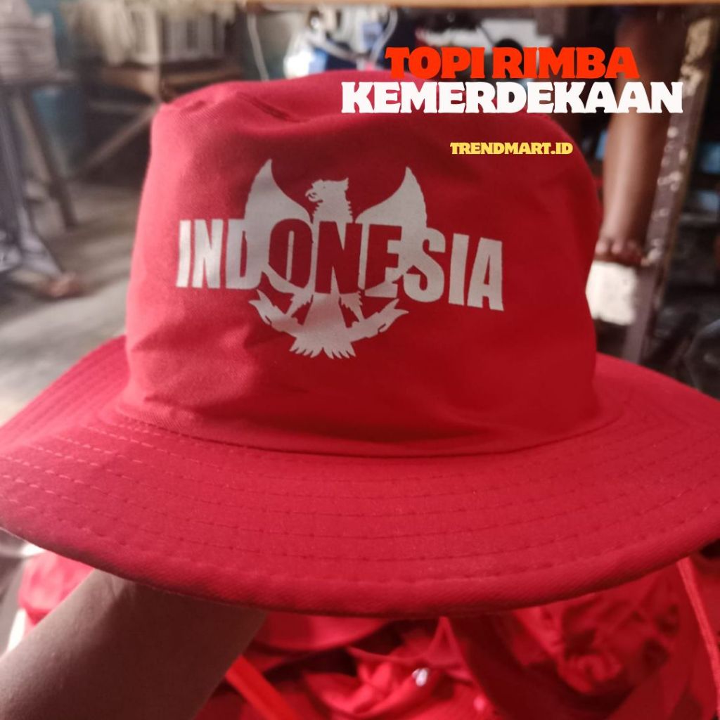 Jual Trendmart id Topi rimba dewasa Tema Kemerdekaan Indonesia Cocok ...