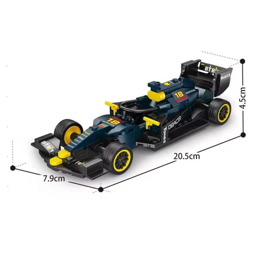 Jual Mainan Building Blocks Famous Car Formula One Ferrari Oracle ...