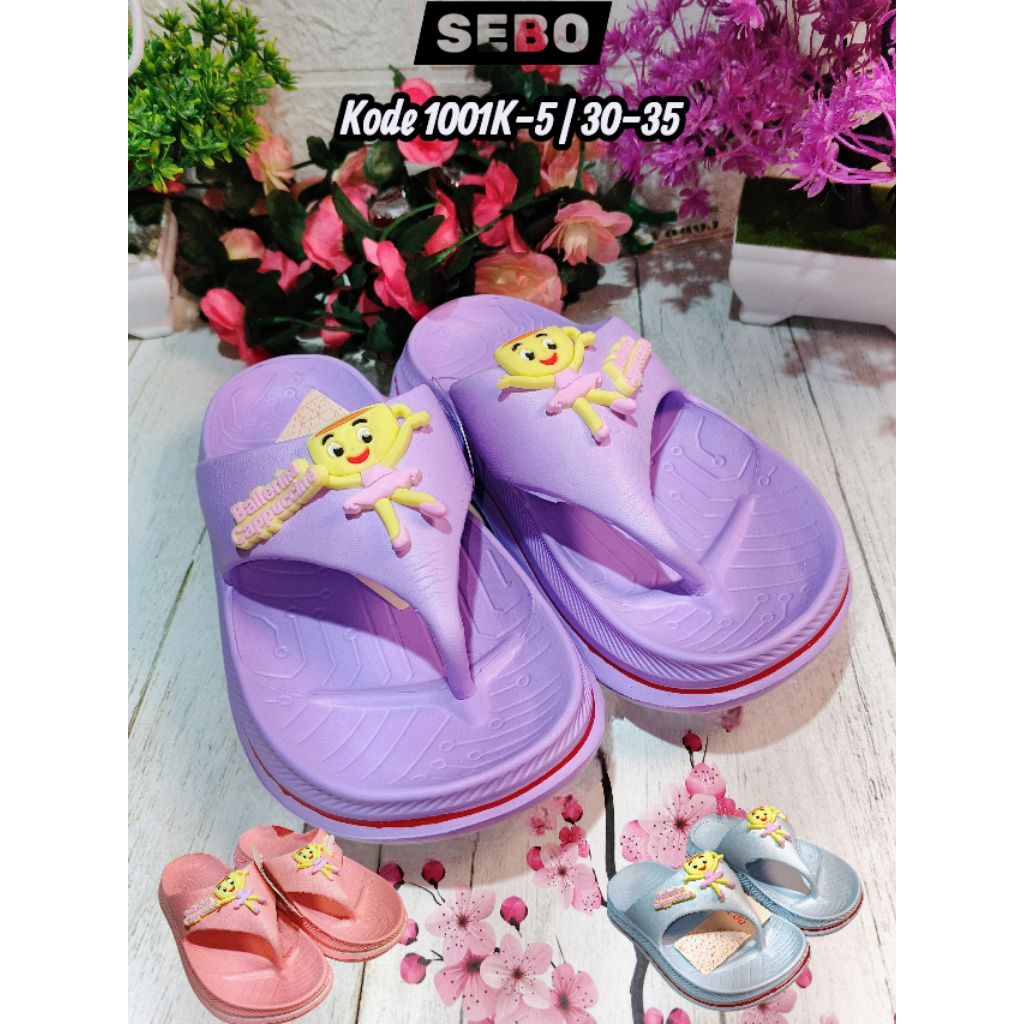 Jual Sandal anak perempuan SEBO 1001K-5 , 1001T-5 ballerina cappucina ...