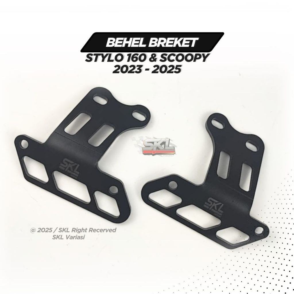 Jual Breket Behel Stylo 160, Scoopy 2023-2025 Bracket Behel Belakang ...