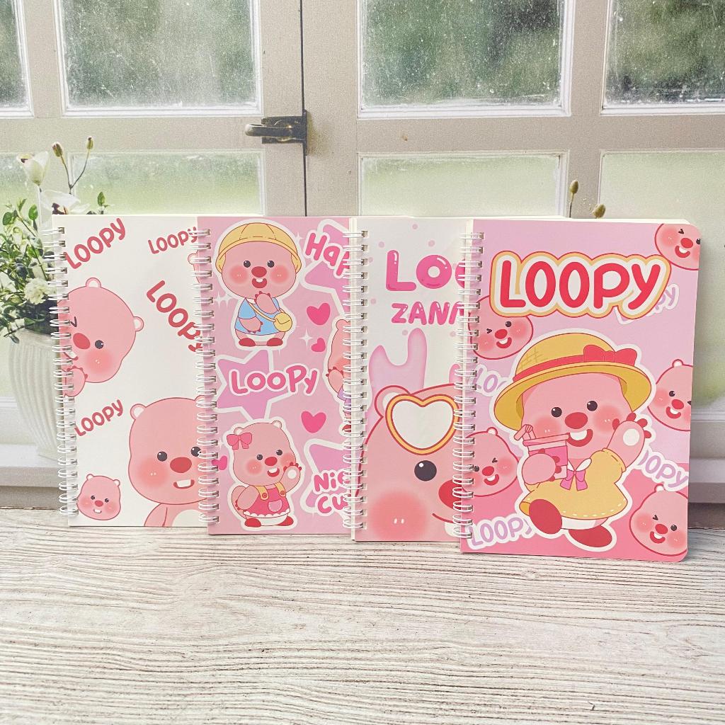 Jual Buku Binder Spiral A5 LOOPY BK-2030 / Notebook Kertas Bergaris ...
