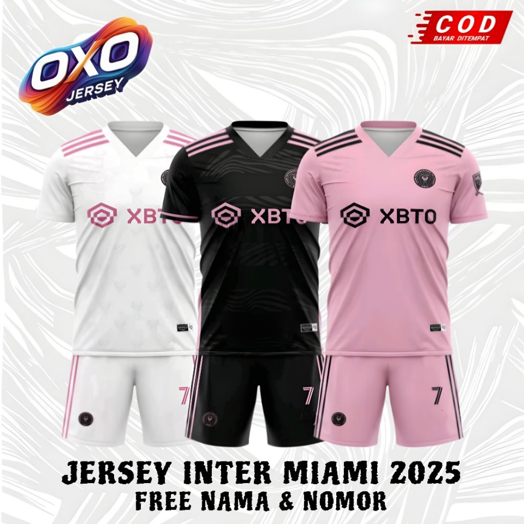 Jual JERSEY INTER MIAMI 2025 FREE NAMA DAN NOMOR | Shopee Indonesia