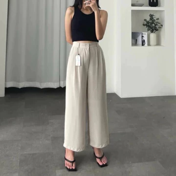 Loose Pants 332 PETITE SIZE Celana Kulot Anti Kusut Trousers Kantor Formal Casual 33293