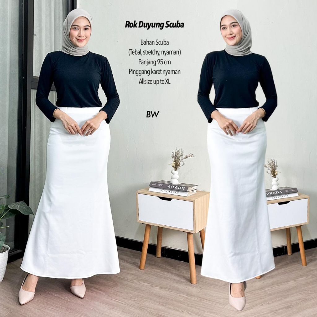 Jual ROK DUYUNG SCUBA / ROK PANJANG SCUBA / ROK SCUBA TEBAL | Shopee ...