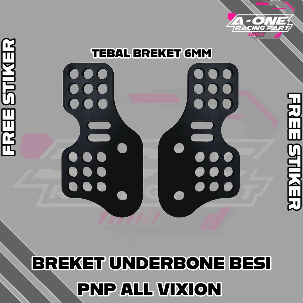 Jual Breket Underbone Besi PNP Vixion (Free Sticker) | Shopee Indonesia