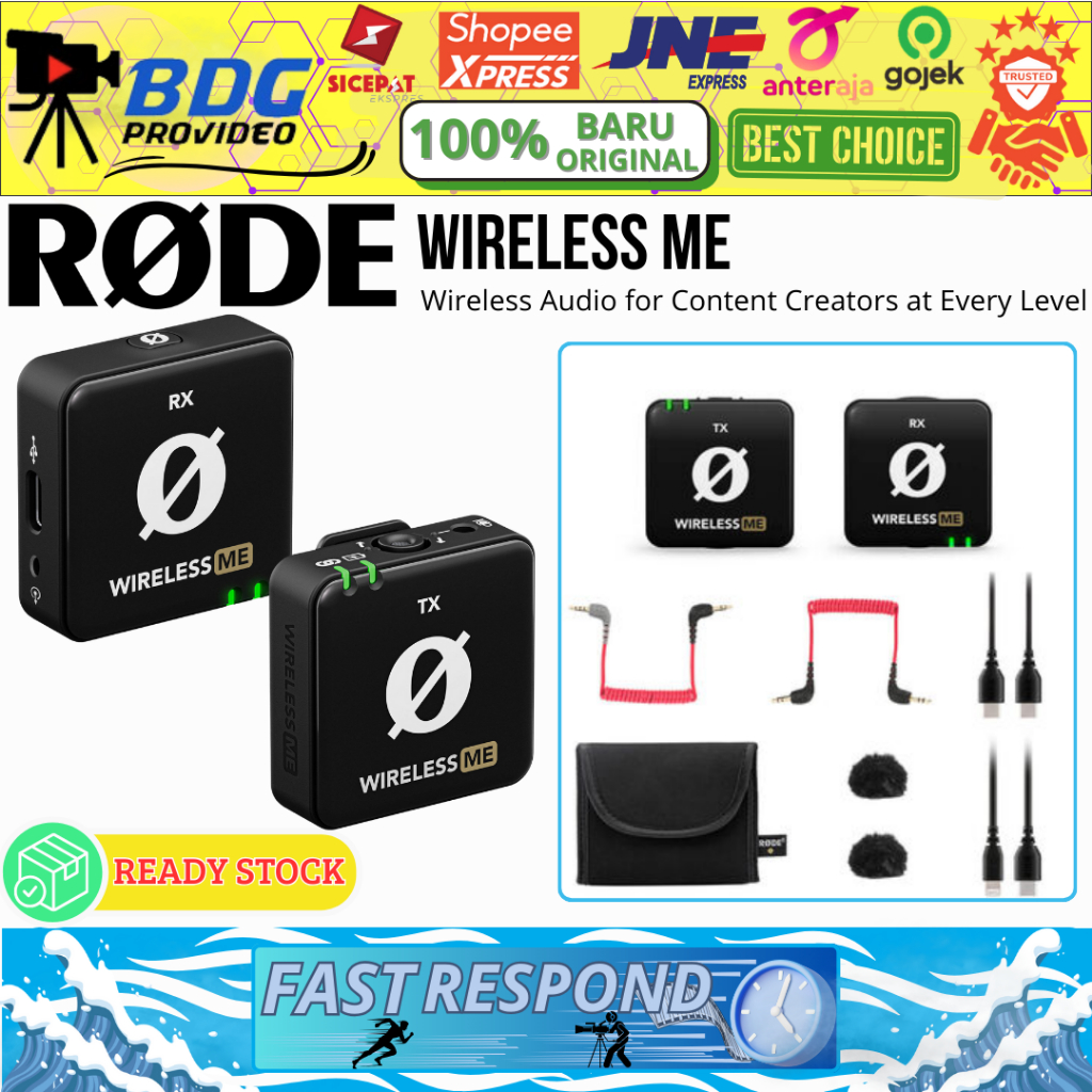 Jual RODE WIRELESS ME / Compact Digital Mikrofon Rode Wireless Me ...