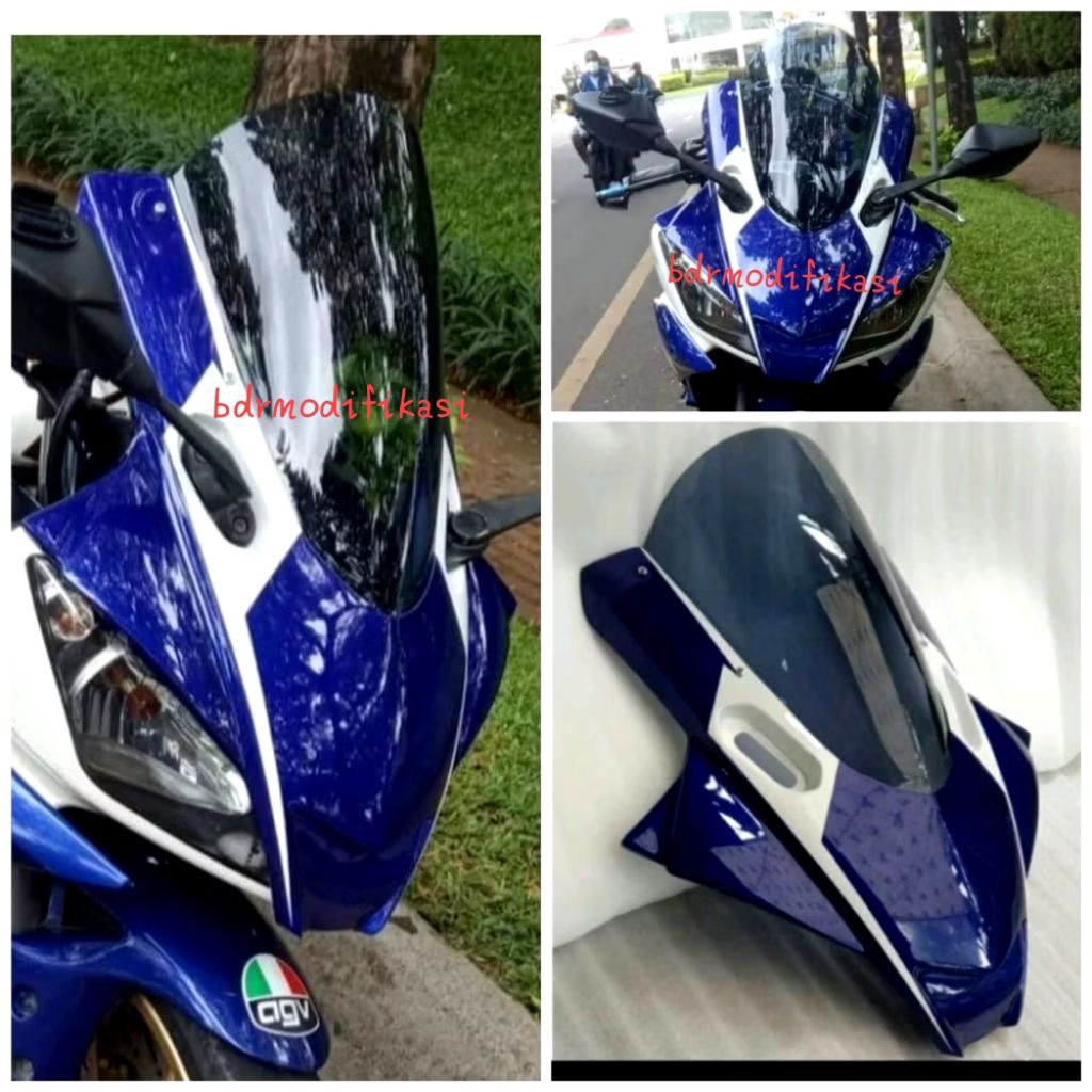 Jual topeng r15v2 model new r25 warna bisa request | Shopee Indonesia