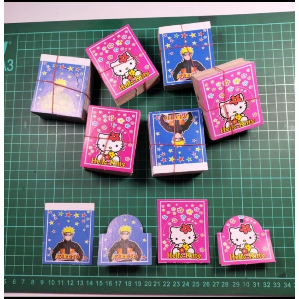 Jual 500 pcs label kertas asesoris/label mainan /hang tag / card label ...