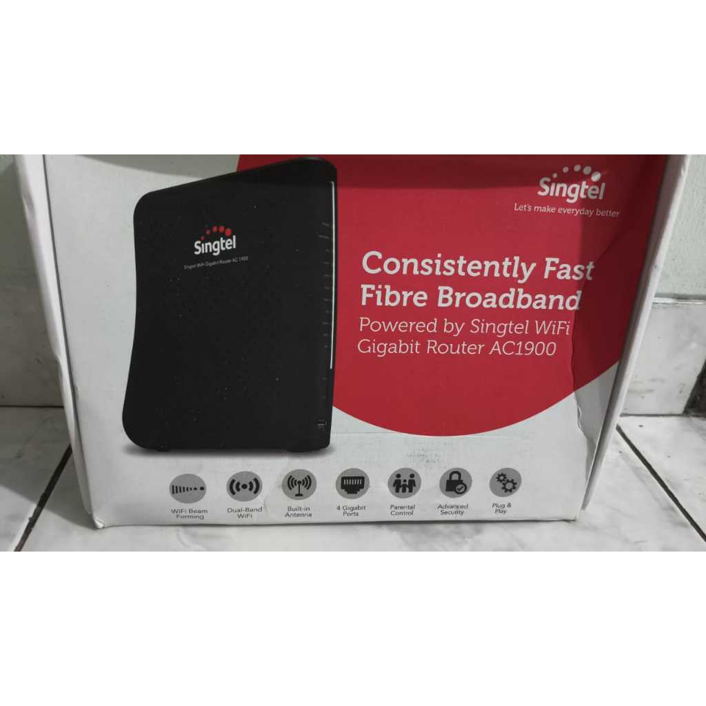 Jual Router AP Singtel Wifi Gigabit AC 1900 Mbps Plus Dual Band 2.4Ghz ...