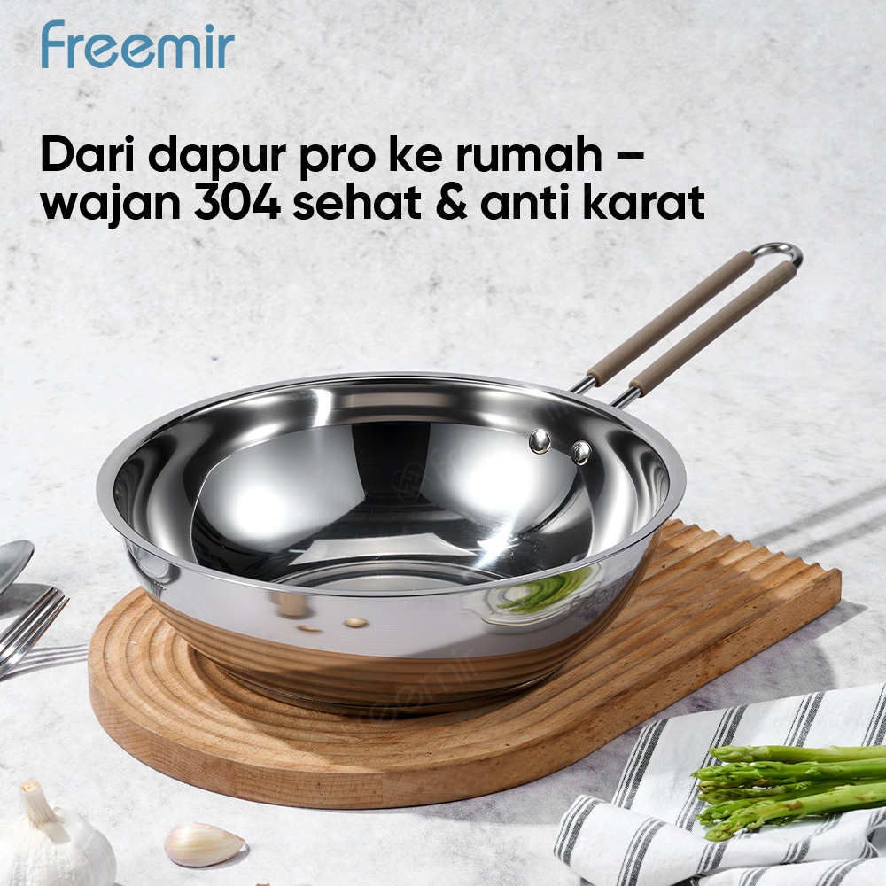 Jual [SERI API] freemir electric Panci Stainless Steel 24cm SUS 304 ...