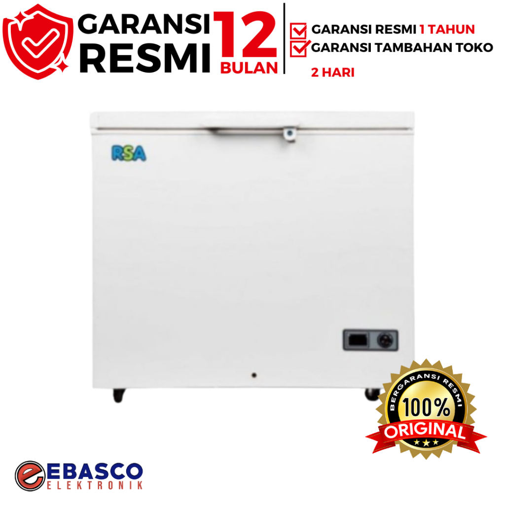 Jual RSA Chest Freezer CF 310Q Kapasitas 300 Liter Low Watt Bergaransi ...