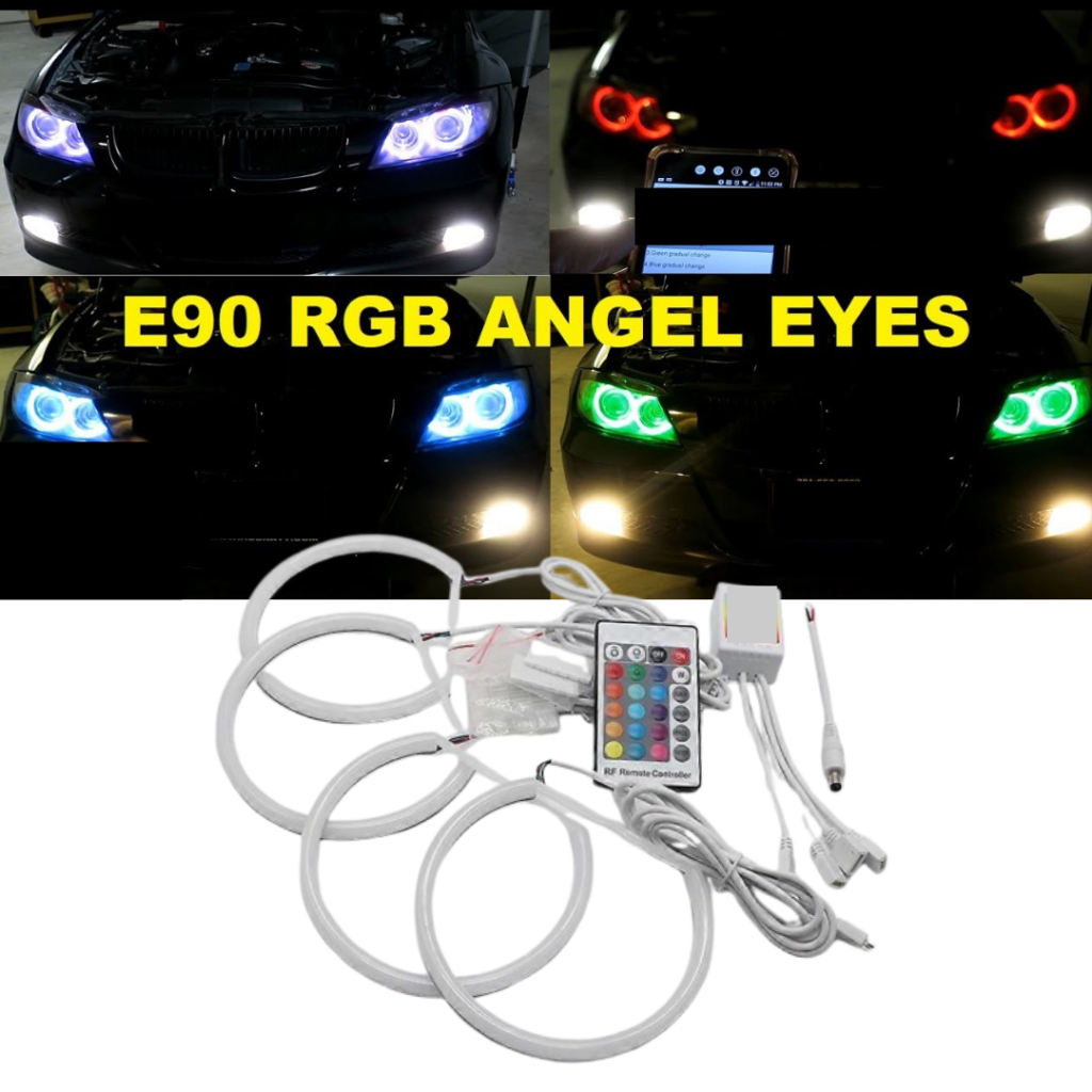 Jual Angel Eyes Ring Cotton LED RGB E90 Pre LCI Khusus Halogen | Shopee ...