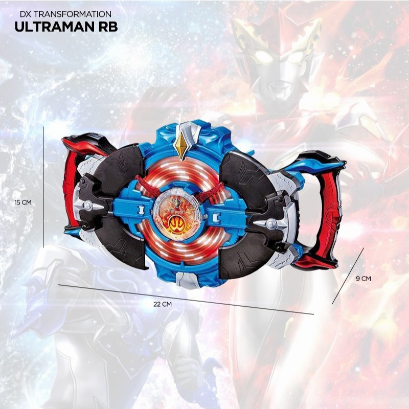 Jual Koleksi Mainan DX Ultraman RB Rosso Blue Changer Bandai Rosso Blue ...