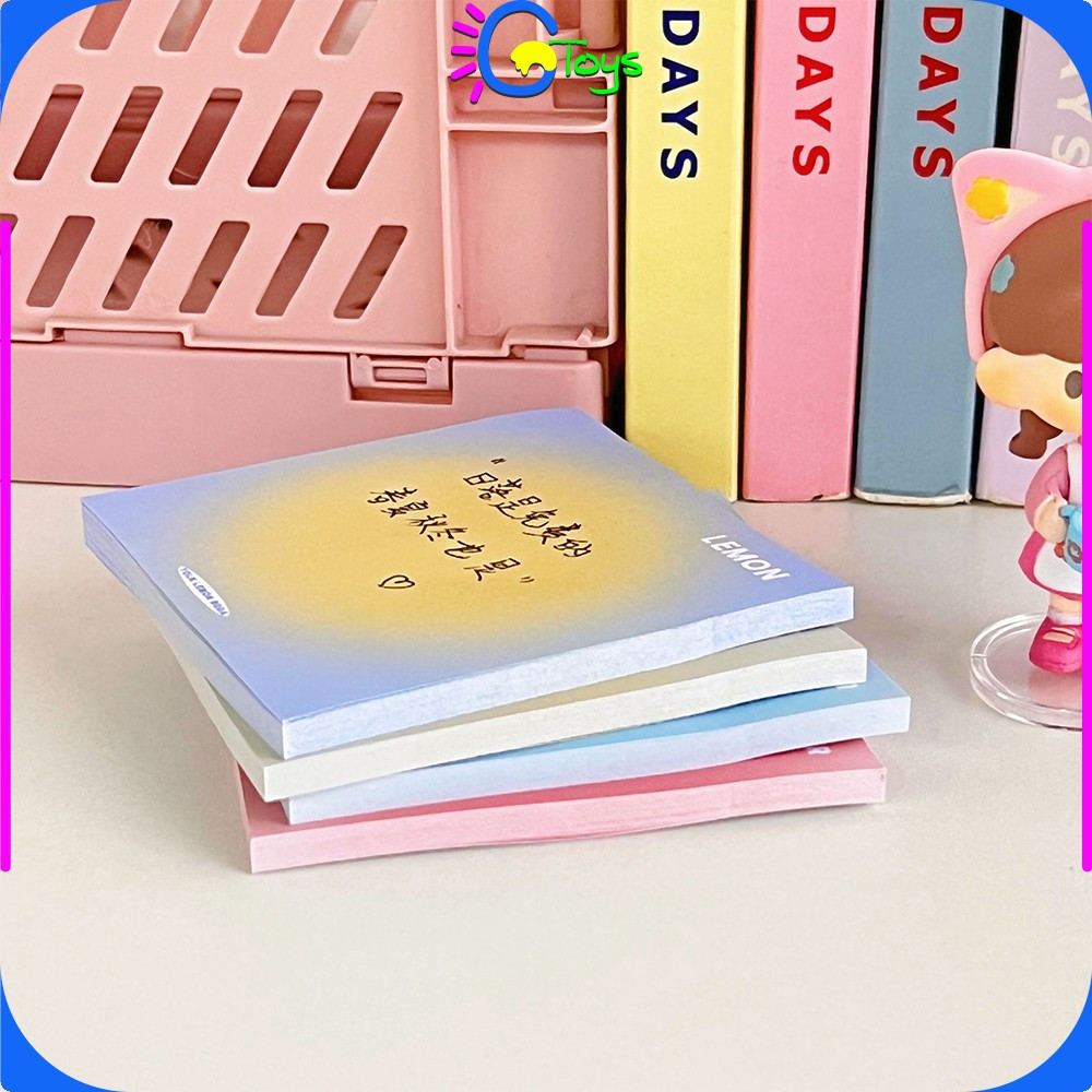 Jual EC CR-A102 Sticky Notes Gradasi Polos Isi 50 Lembar Alat Tulis ...