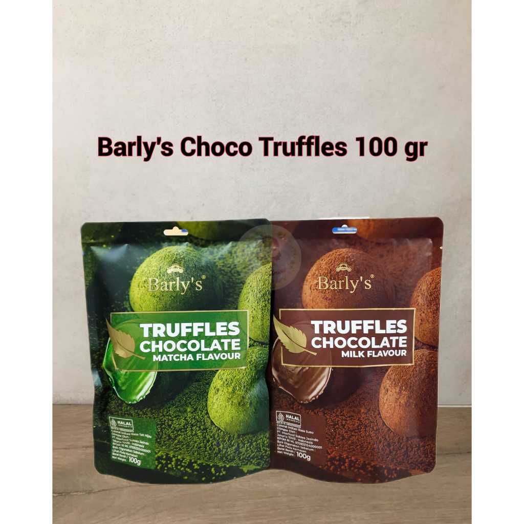 Jual Barly's Choco Truffles 100gr matcha milk choco ( SCP ) | Shopee ...