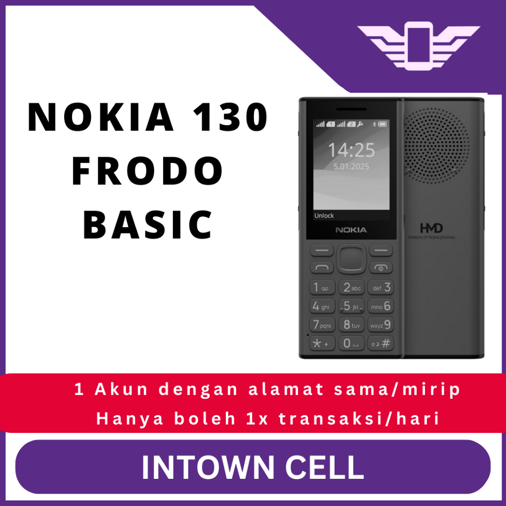 Jual NOKIA 130 2024 FRODO BASIC - GARANSI RESMI | Shopee Indonesia
