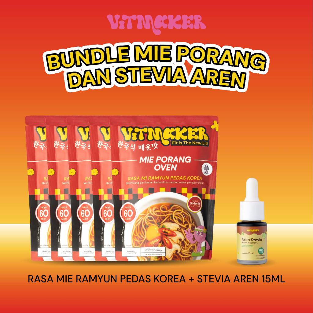 Jual [BUNDLE STEVIA AREN KOREA] Vitmaker Liquid Aren Stevia Pemanis ...