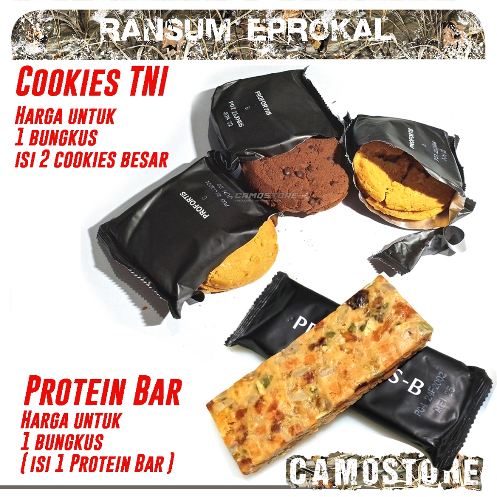Jual Ransum Tentara Protein Bar Profortis B eprokal Oatbar Makanan MRE ...