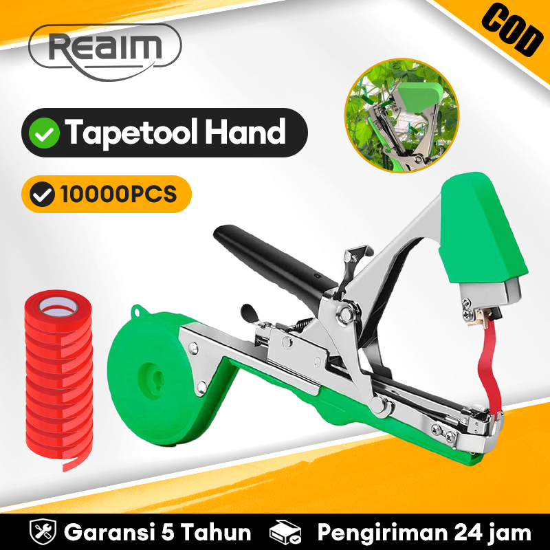 REAIM Tapetool Hand Tying Machine Mesin Pengikat Cabang&Lanjaran Tanaman Alat Pengikat Lanjaran Tanaman