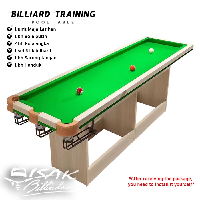 Jual Billiard Training Pool Table - Durable Billiard Training Table ...