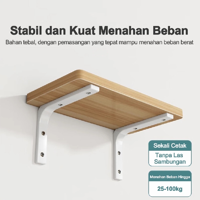 Jual Siku Rak Balok Bracket Ambalan Siku L Dinding Tembok Penyangga Rak ...