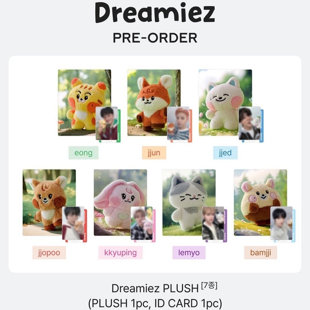 Jual [READY STOCK] NCT DREAM X LINE FRIENDS DREAMIEZ SITTING PLUSH
