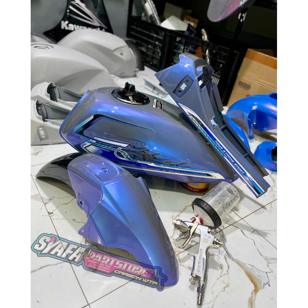 Jual Tangki GLmax , Body set GL Nardo grey efek biru | Shopee Indonesia