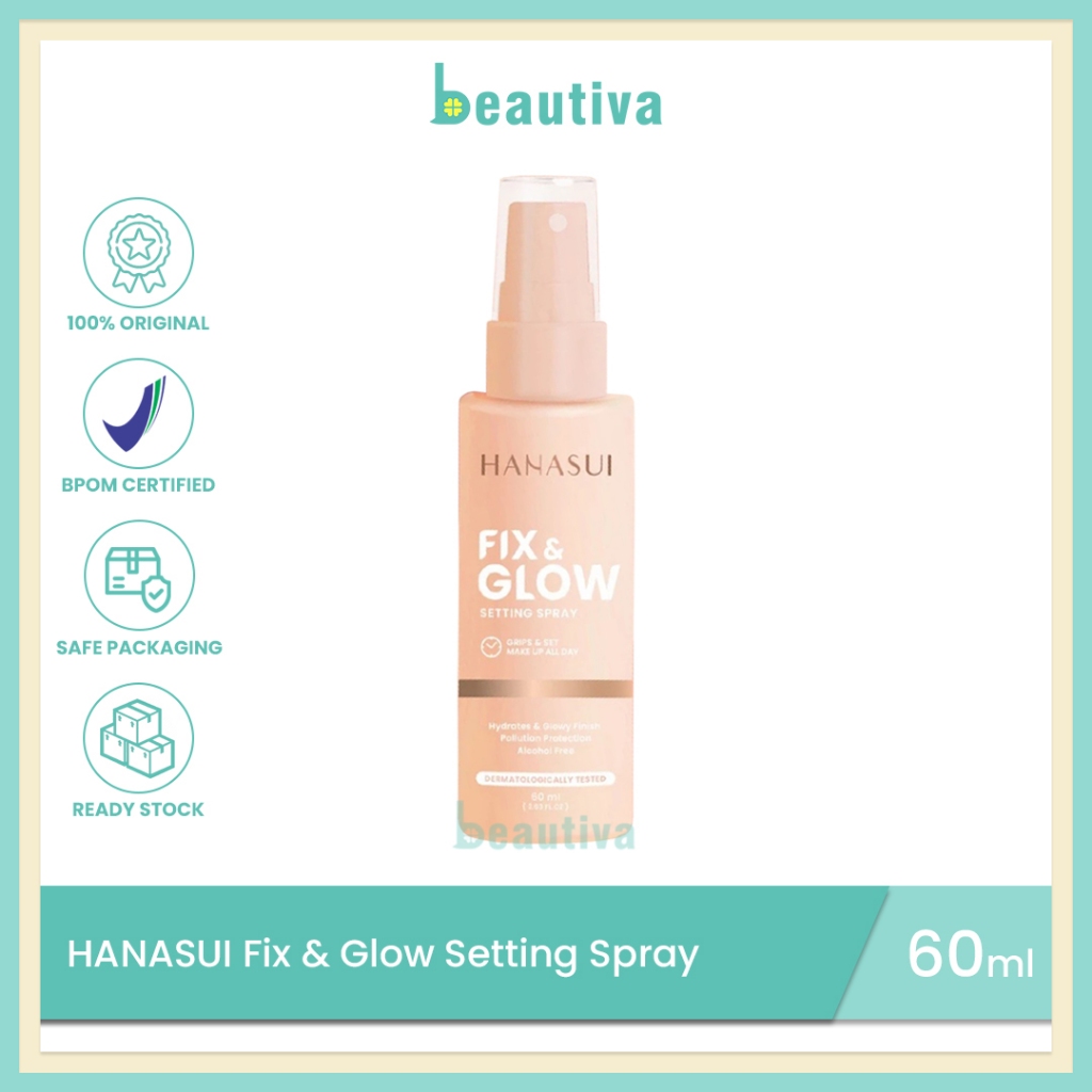 Jual Hanasui Fix & Glow Setting Spray | Shopee Indonesia