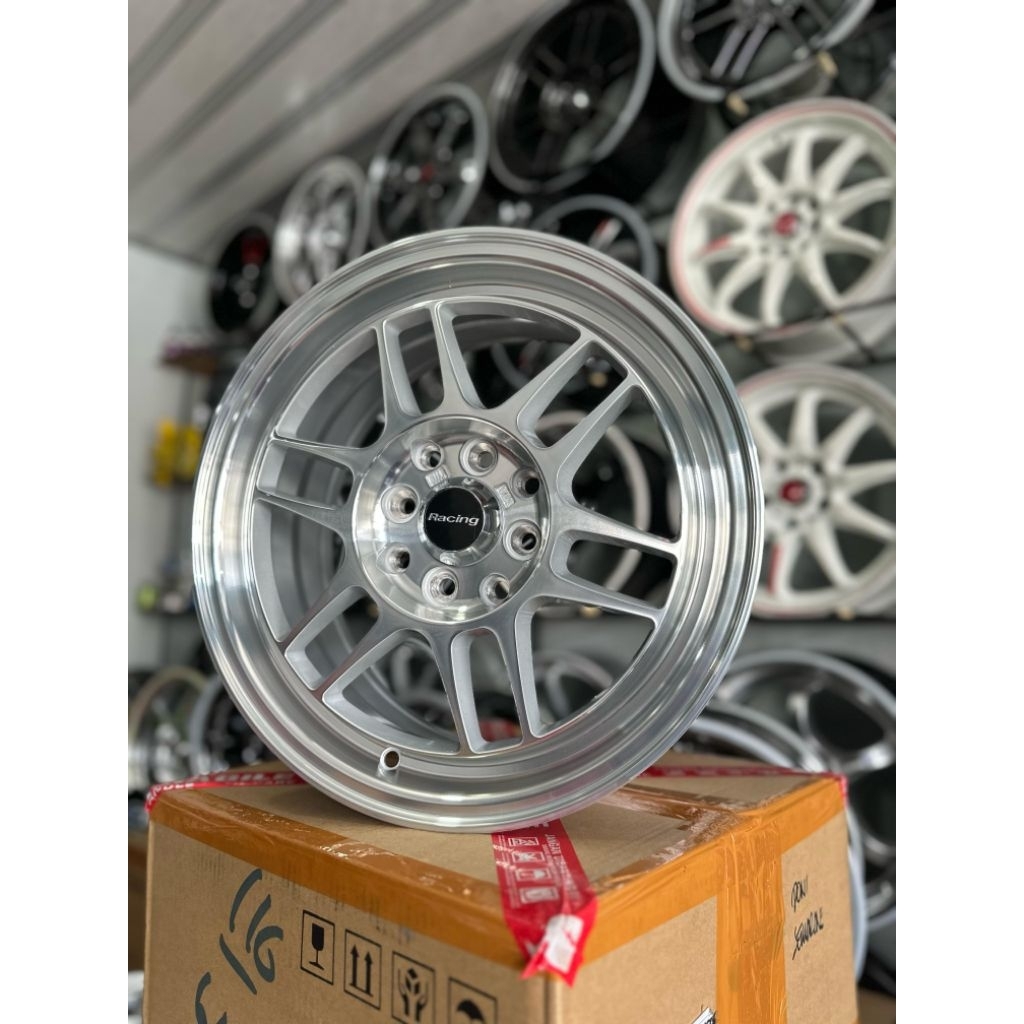 Jual velg mobil enkei rpf r15 full polish pcd 4x100/114 lebar 6,5 ...
