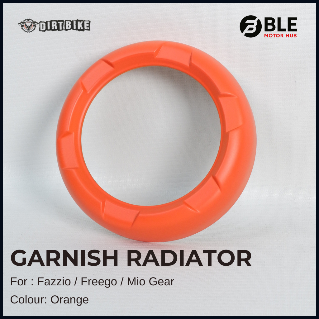 Jual Dirt Bike Garnish Radiator Fazzio / Freego / Mio Gear Orange | BLE ...