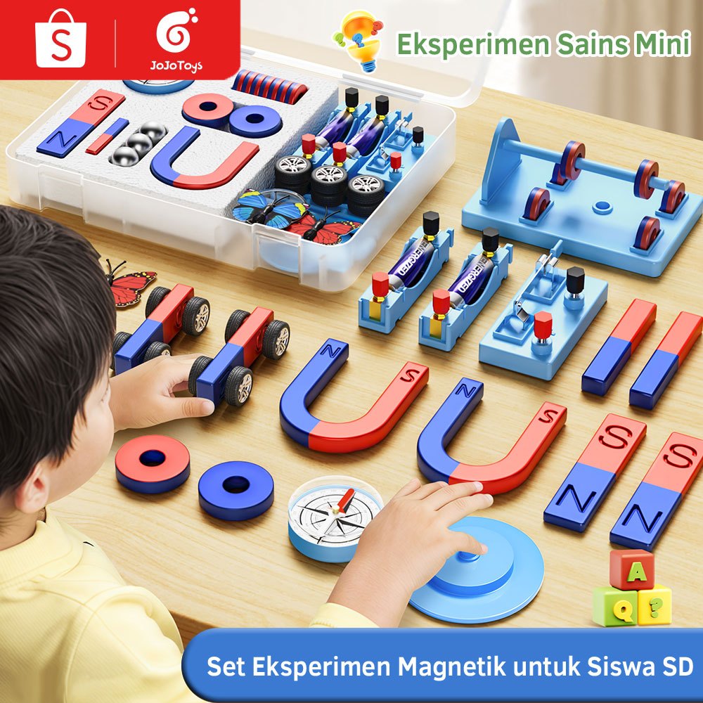 Jual Jojotoy 52PCS Set Mainan Magnet Sains Edukasi Eksperimen Anak ...