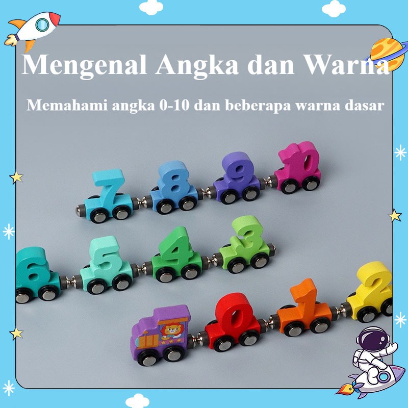 Jual CongraAZT Mainan Mainan Anak Kereta Api Roda Angka / Mainan ...