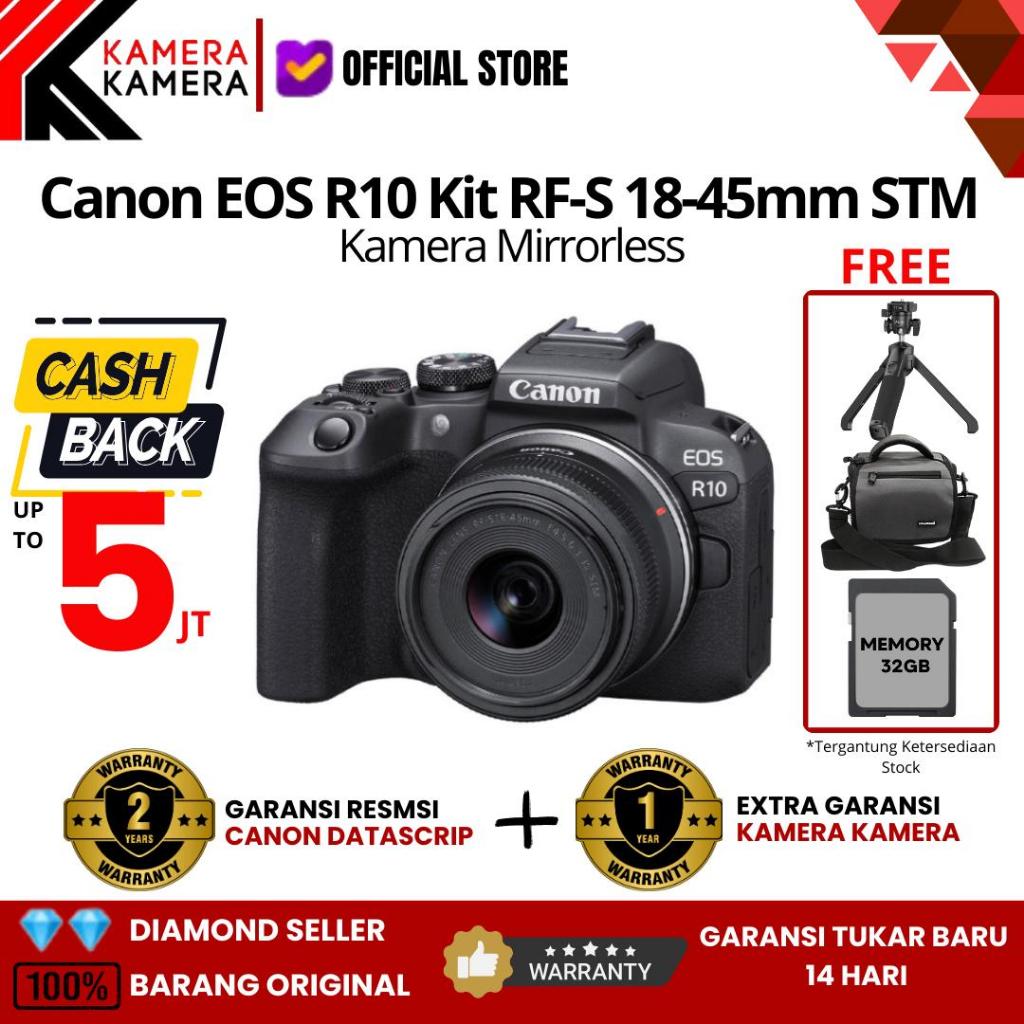 Jual Canon EOS R10 Mirrorless Camera with 18-45mm Lens R10 RF-S 18-150 ...
