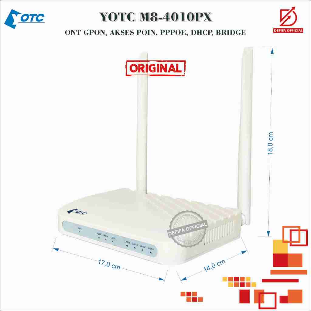 Jual YOTC M8-4010PX Modem FTTH WIFI Router ONU EPON XPON GPON Gigabit ...
