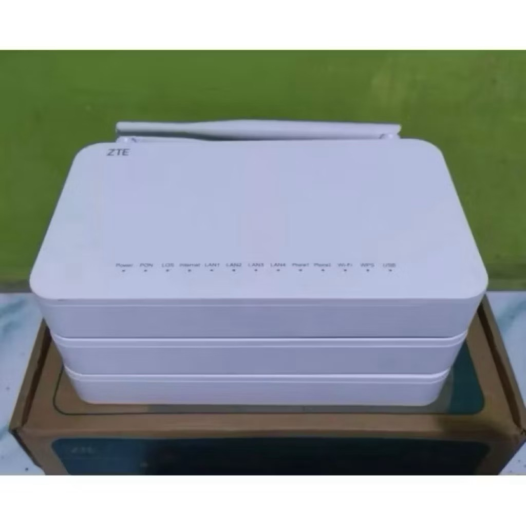 Jual Router ZTE f609 v3 port hijau unit adaptor dan Padcore | Shopee ...