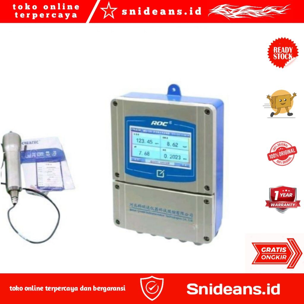 Jual ROC-CREATEC Sensor Online Turbidity Meter Controller Monitor ...