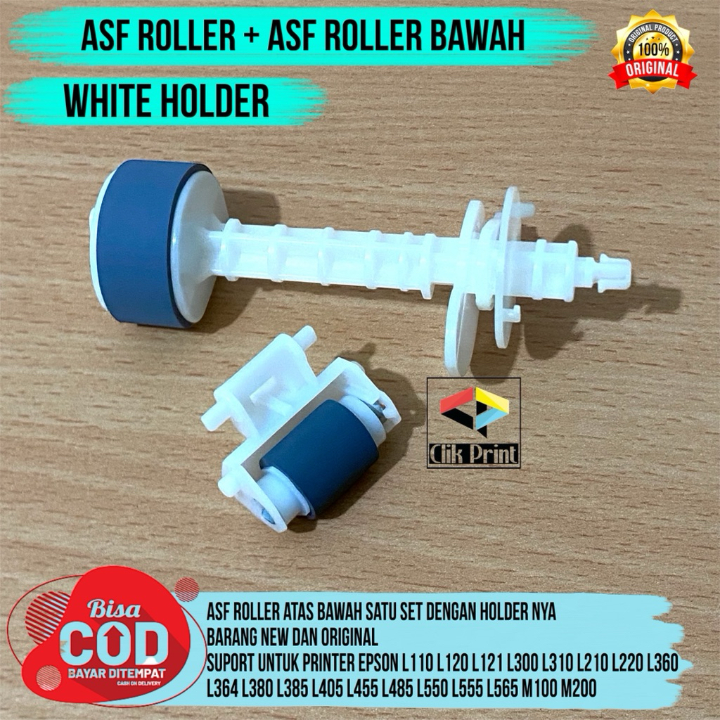 Jual Asf Roller Atas Bawah Set Dengan Holder Epson L110 L120 L300 L360 ...
