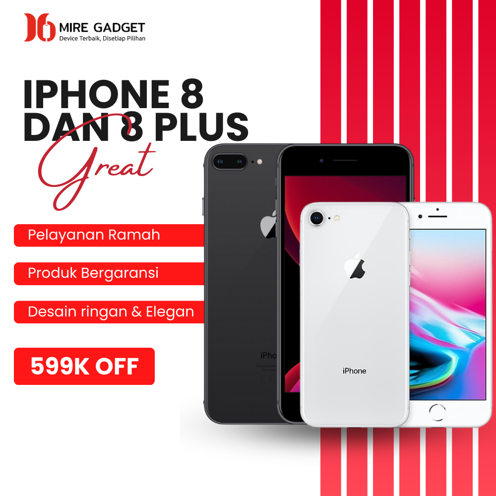 Jual iPhone 8 | 8 Plus 64GB 256GB Second likenew All Provider Indonesia ...