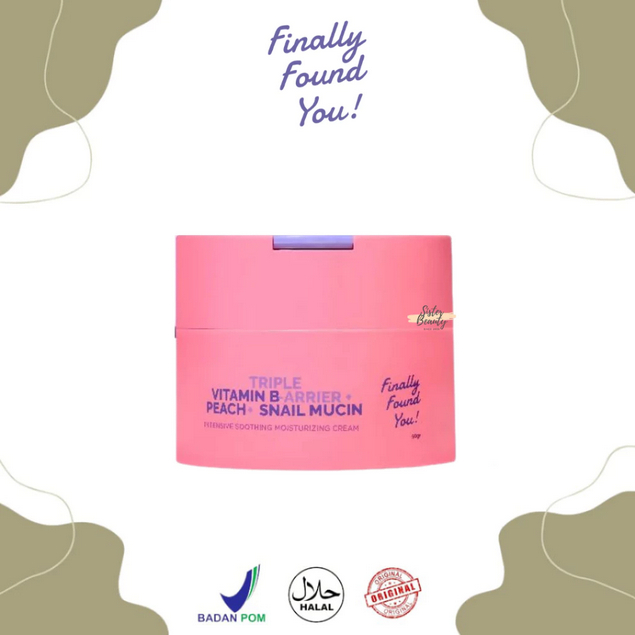 Jual FINALLY FOUND YOU TRIPLE VITAMIN B-ARRIER PEACH SNAIL MUCIN MOIST ...