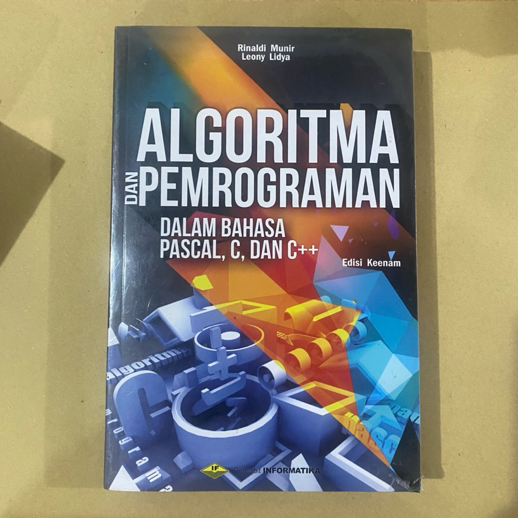 Jual Buku ALGORITMA DAN PEMROGRAMAN DALAM BAHASA PASCAL C++ / rinaldi ...