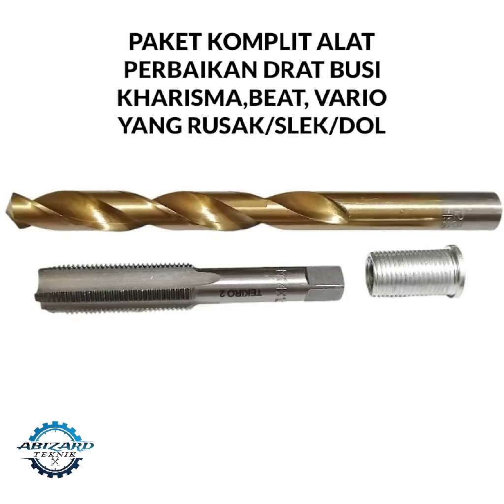 Jual Paket komplit tinggal pakai mata bor tap set sok drat verbos drat ...