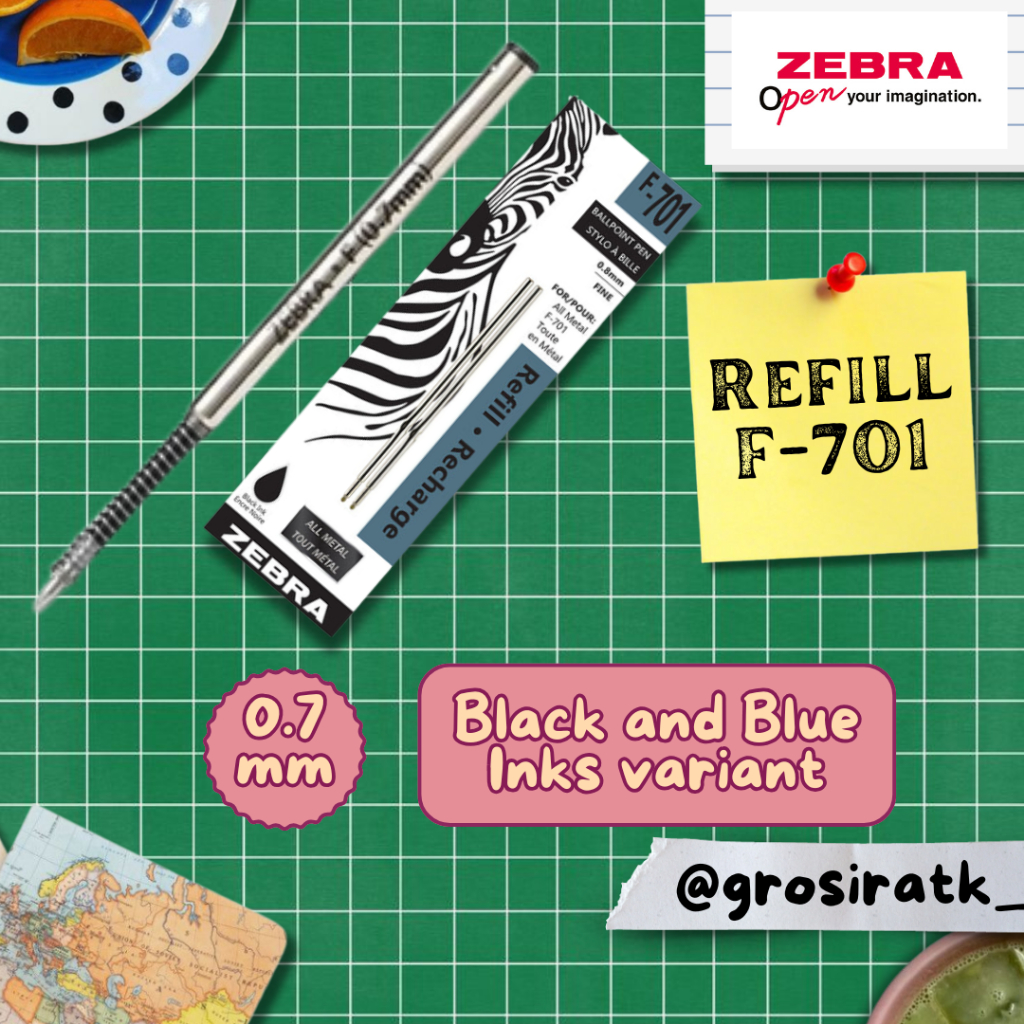Jual Zebra Refill F 07MM Best Seller / Refill Zebra F 701 | Shopee ...
