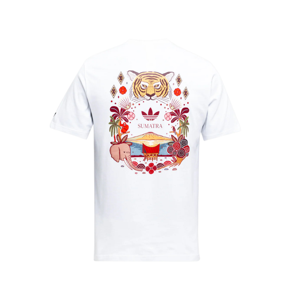 Jual Adidas Sumatra Tee Island Series Graphic White KK7485 | Shopee ...