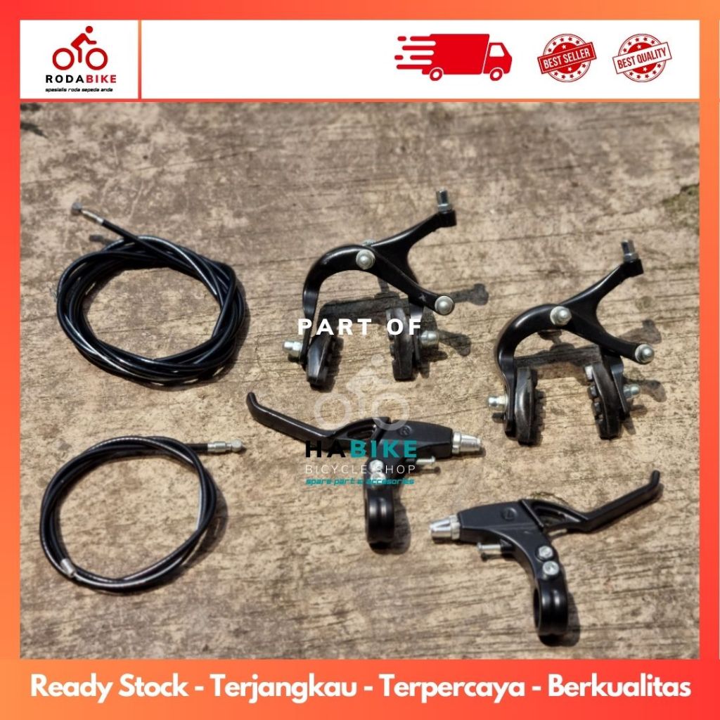 Jual Rem U Brake Set Alloy Sepeda Fixie Dan RoadBike RB Rem set sepeda ...