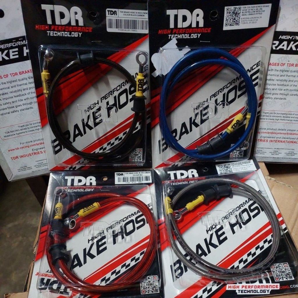 Jual Selang Rem TDR Racing Depan 35 inch 89cm / 30 inch 76 / Belakang ...